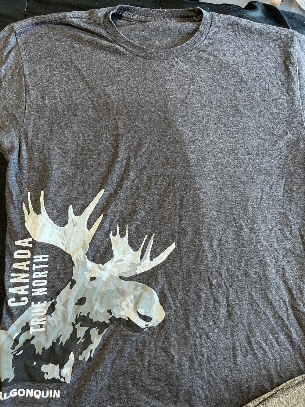 Canada True North Moose Graphic Tee - Grey